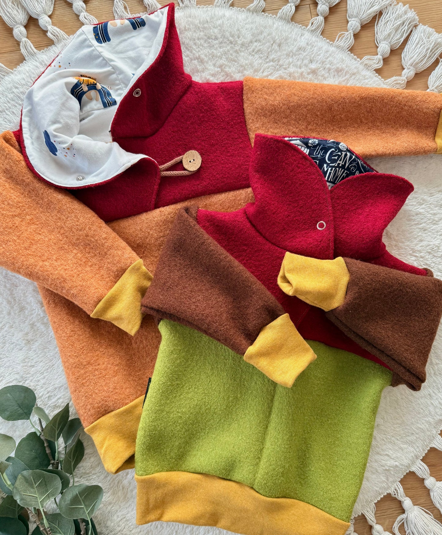 SURPRISE Troyer | RECYCLING | Wollwalk Windbreaker | 100% Schurwolle