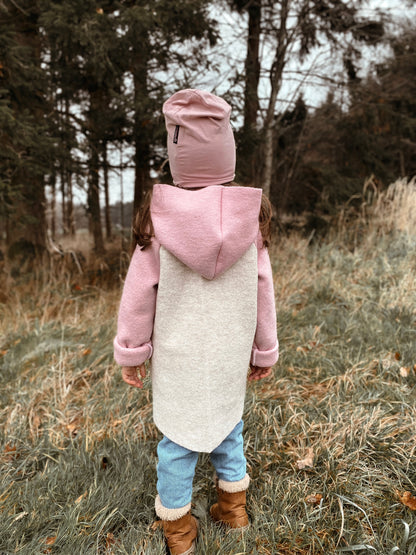 Dein Design | Wollwalk Raglan Hoodie | Retro | 100% Schurwolle Schafwolle