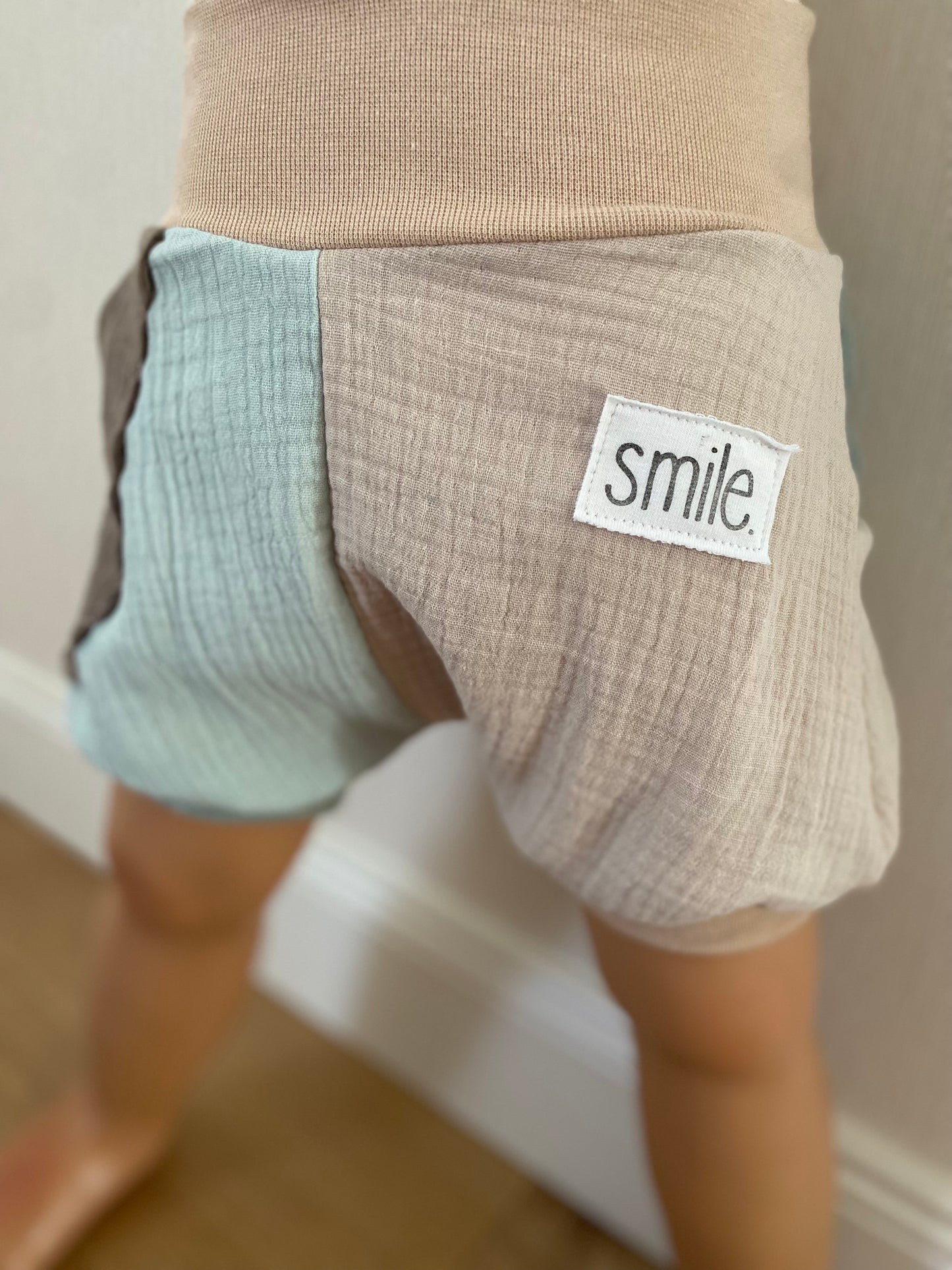 Shorty Buxe | Musselin | Color Blocking