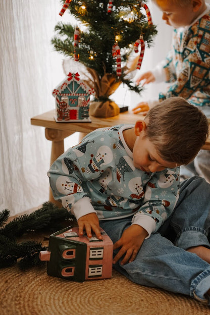 Oversized Sweater | Schneemann | Weihnachten