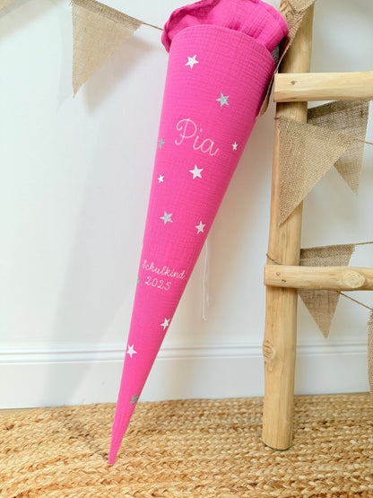 Dein Design | Schultüte Sterne 70 cm | Vorname
