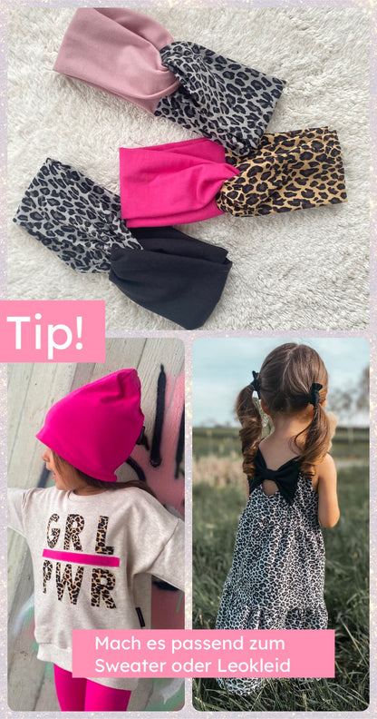 Dein Design | Leo Turban Haarband | Stirnband | Farbwahl