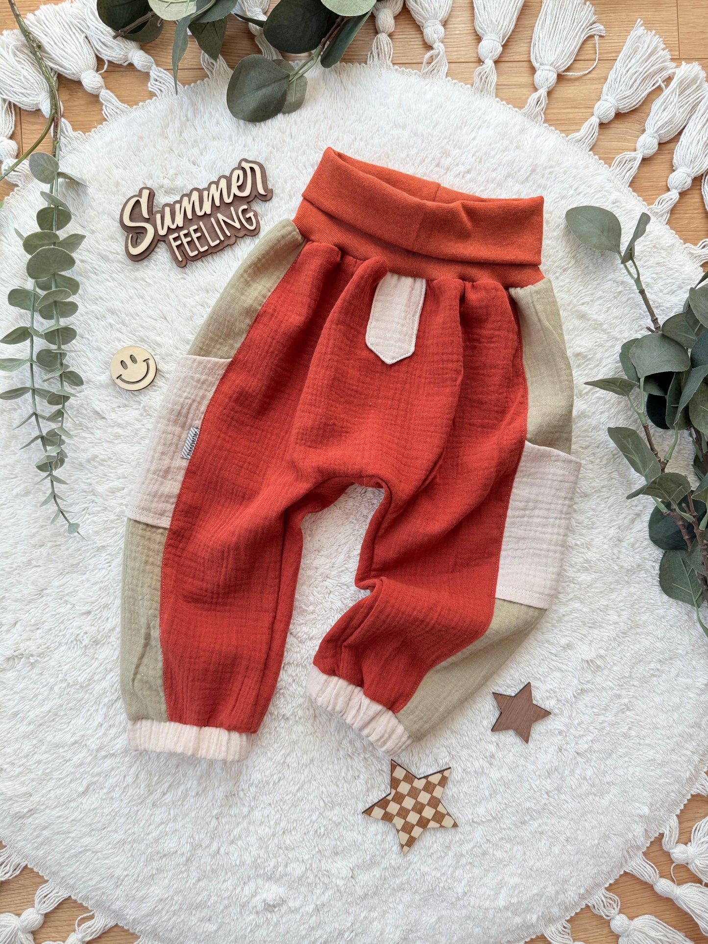 Stylische Musselin Hose  für Jungen– Mitwachsend, bequem & fair produziert | Hose | Jogginghose