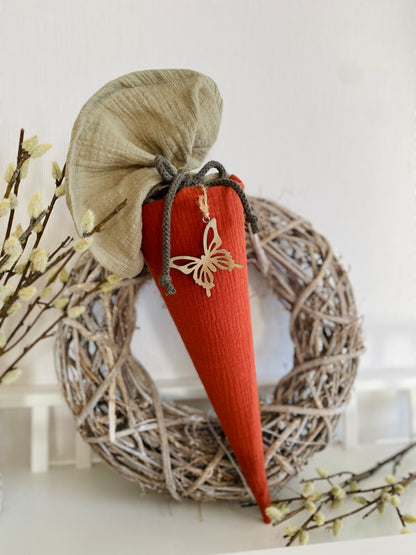 Zuckertüte 35 cm | Osternest Karotte| Individuelle Geschenkverpakung