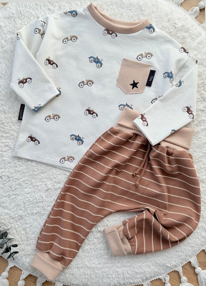 Loose Fit Jogger | Baumwolle Rippjersey