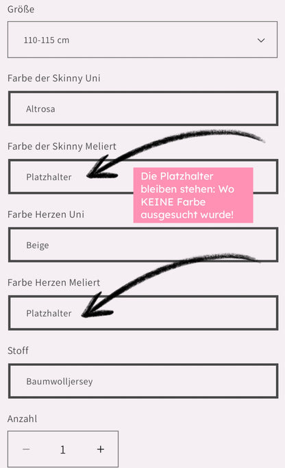 Dein Design | Skinny Fit | Knie Patch Herz | Alle Farben | Sommer & Winter
