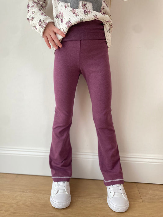 Dein Design | Flared Leg | Basic | Schlaghose | Skinny Fit | Melierte Farben