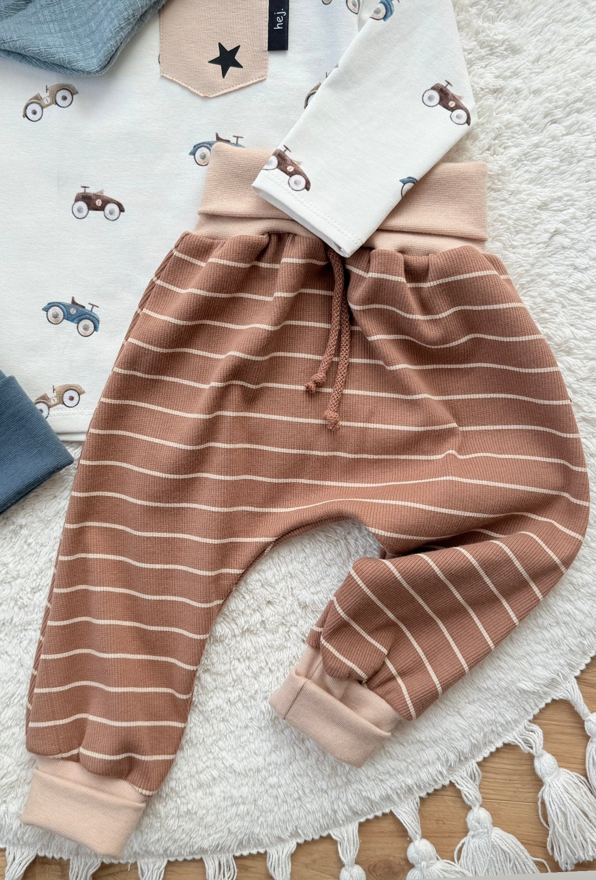 Loose Fit Jogger | Baumwolle Rippjersey