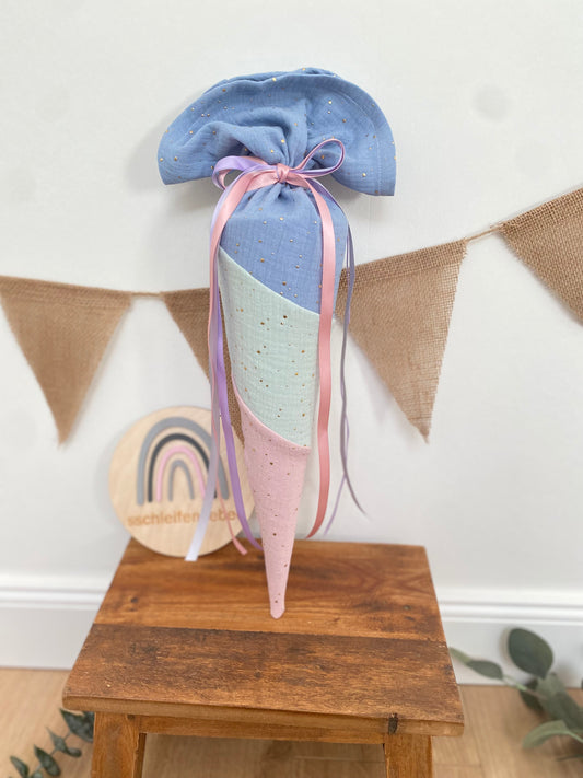 Dein Design | Geschwistertüte | Geschwister-Schultüte | Kita | Zuckertüte | 35 cm