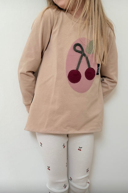 Longsleeve A-Linie | Kirsche