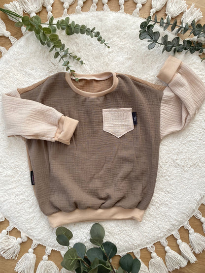 Oversized Sweater | Musselin | Color Blocking