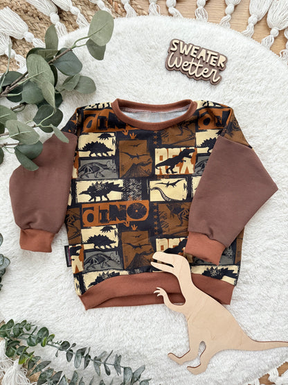 Oversized Sweater | Dino | T-Rex