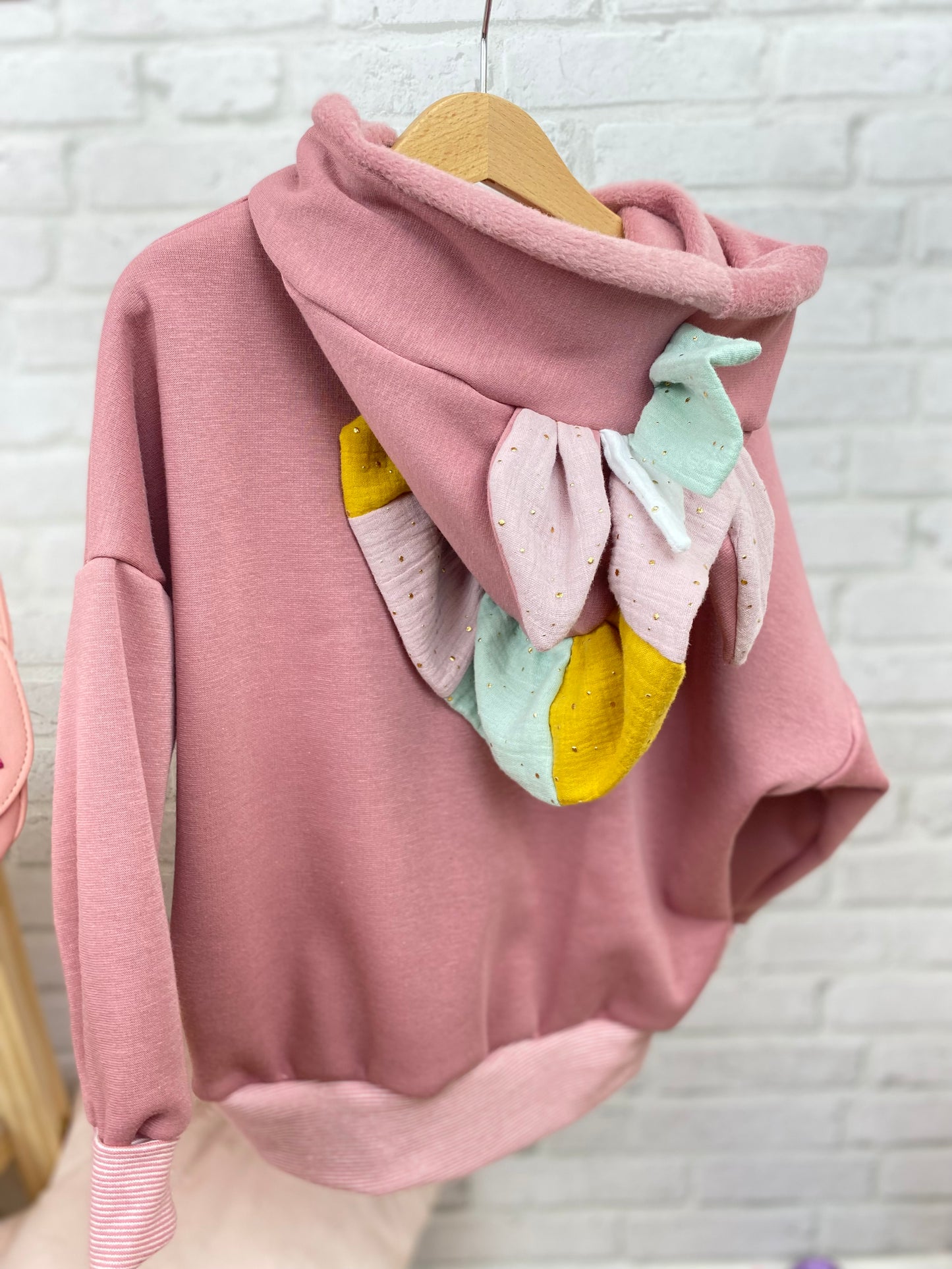 Einhorn Oversized Kuschelhoodie aus  Alpenfleece | Geburtstagspullover Option!