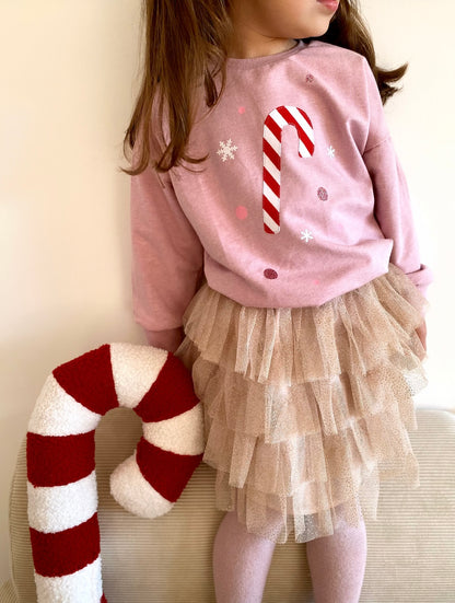 Dein Design | Oversized Sweater | Zuckerstange | Weihnachtspullover