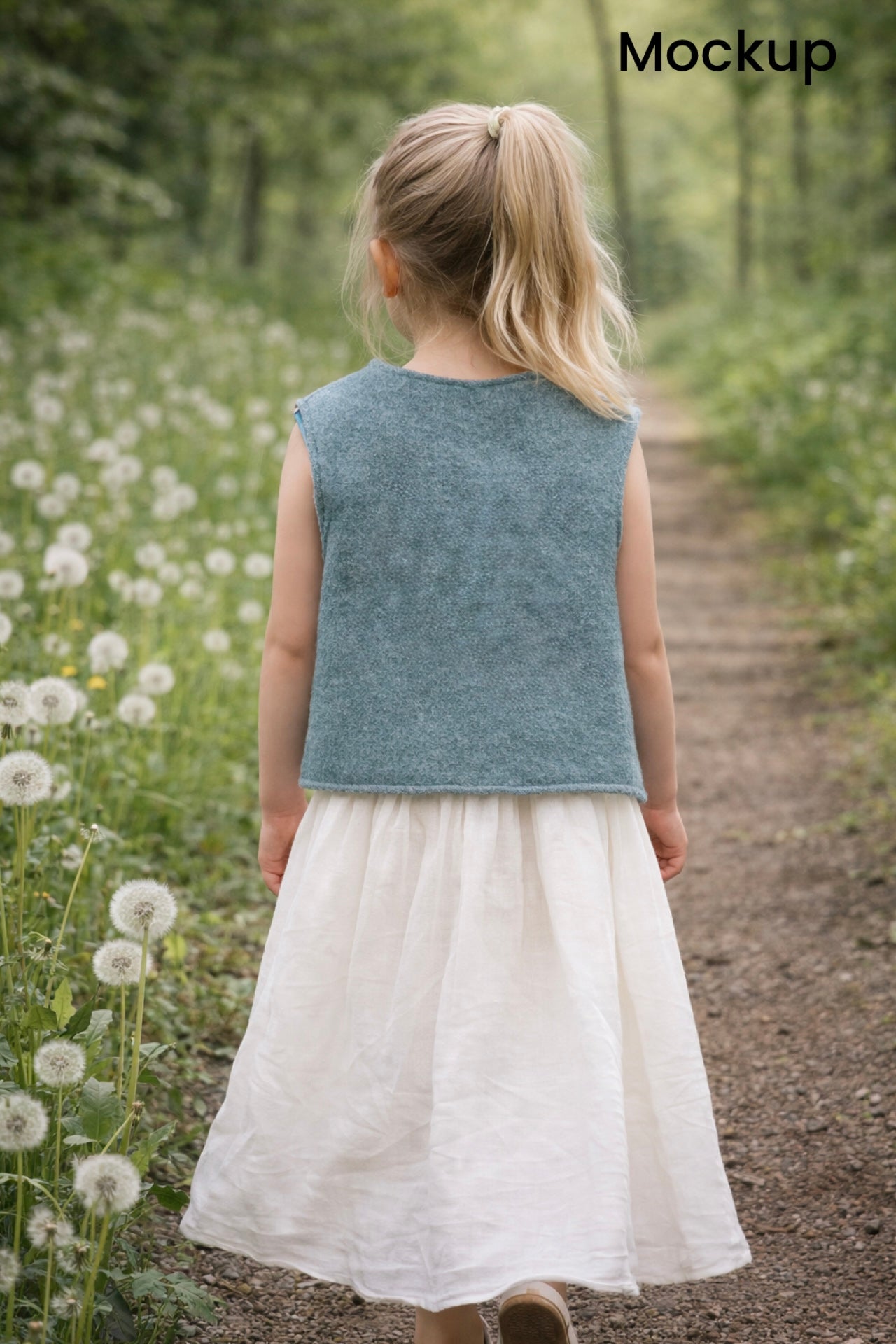 Handmade Basic Walkweste Kinder | Wollwalk | Walkweste