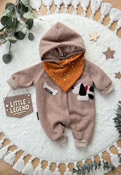 Wollwalk Overall | Walkanzug | 100% Schurwolle Schafwolle