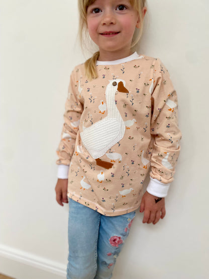 Longsleeve ab Körpergröße 80 cm | Gans