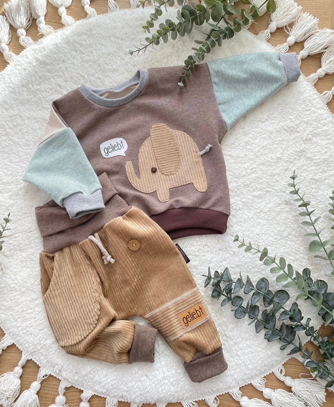 Oversized Sweater | Elefant | Color Blocking