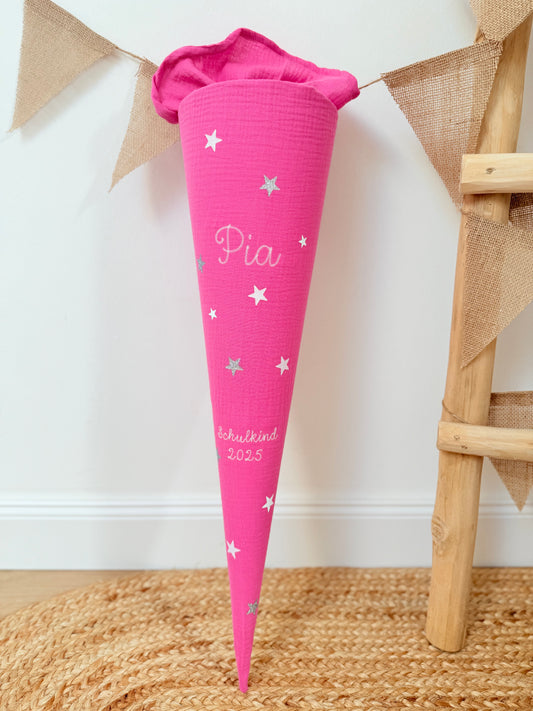 Dein Design | Schultüte Sterne 70 cm | Vorname