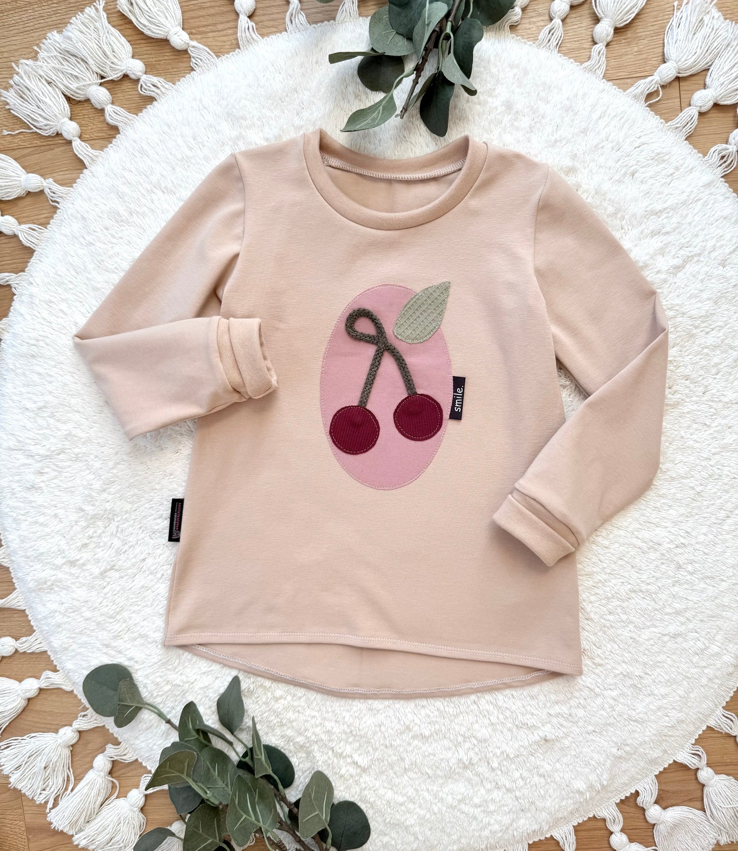 Longsleeve A-Linie | Kirsche