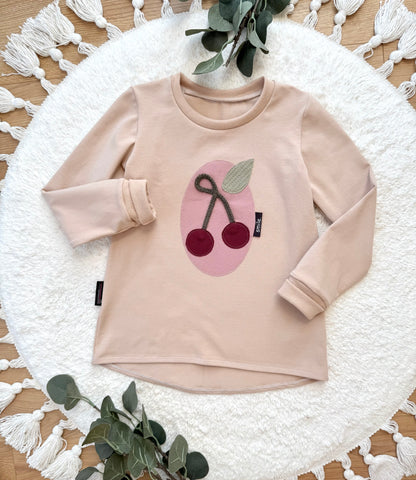 Longsleeve A-Linie | Kirsche