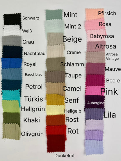 Musselin Schultüte für Mädchen Einhorn – personalisiert, Regenbogenmähne, Kissen-Inlett