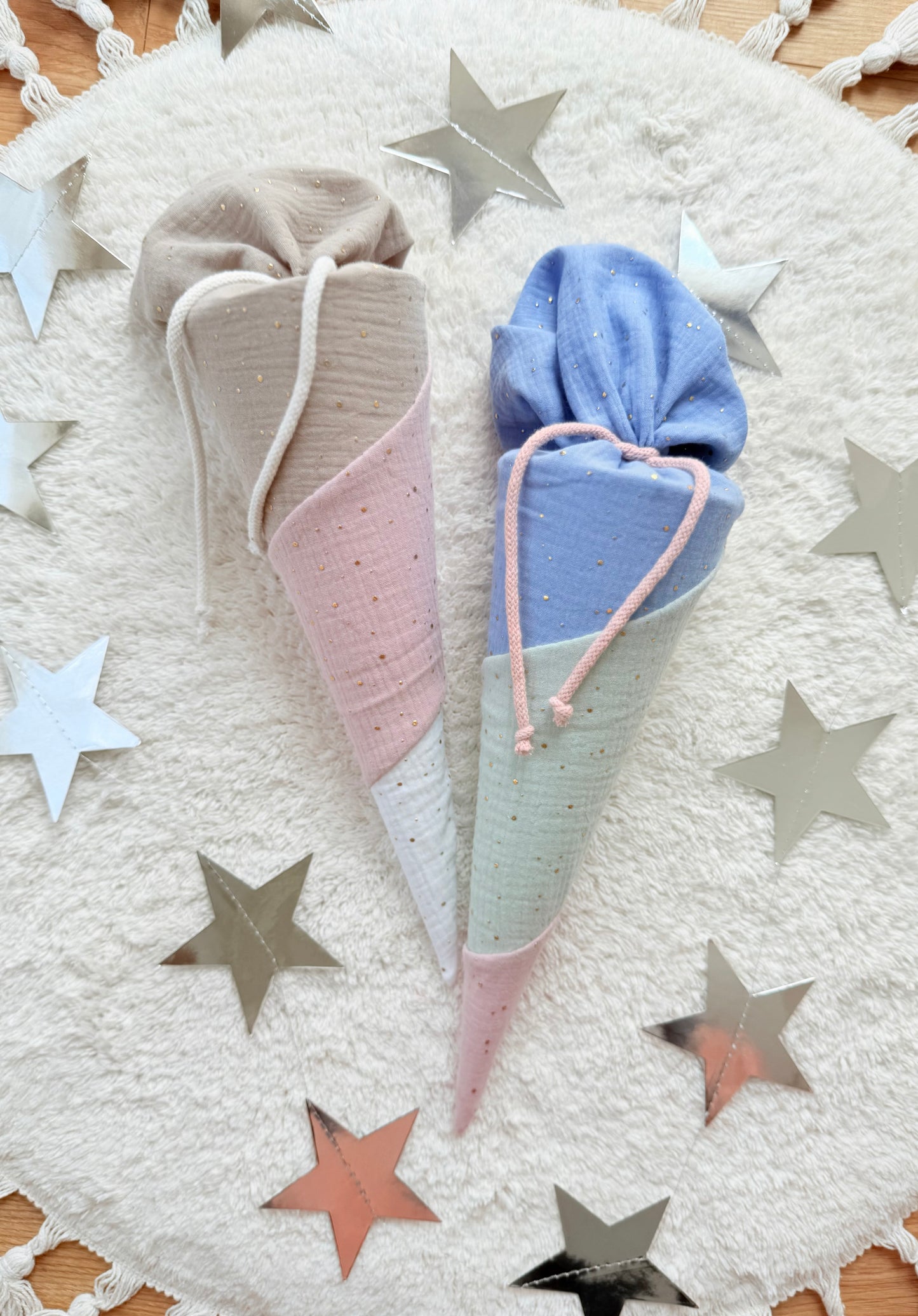 Dein Design | Geschwistertüte | Geschwister-Schultüte | Kita | Zuckertüte | 35 cm