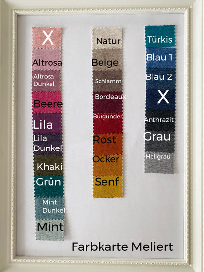 Basic Oversized T-Shirt, weite Passform Loose Fit für Mädchen und Jungen, individuelle Farbwahl