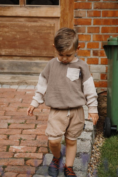 Oversized Sweater | Musselin | Color Blocking