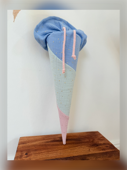 Dein Design | Geschwistertüte | Geschwister-Schultüte | Kita | Zuckertüte | 35 cm