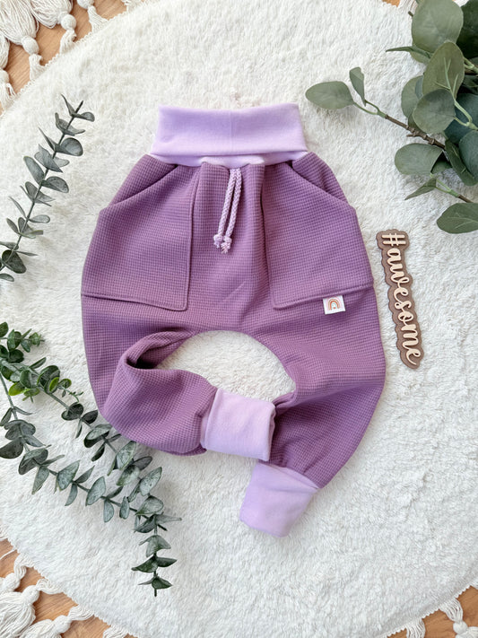 Regular Fit Jogger | Waffelstrick 100% Baumwolle