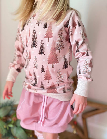 Longsleeve | Weihnachten Tannen