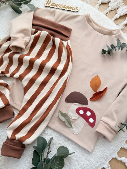 Langarmshirt „Herbstmoment“, weite Passform, Loose Fit, für Jungen