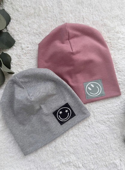 Dein Design | Label Beanie | Used-Look & Leder Label | Dreieckloop