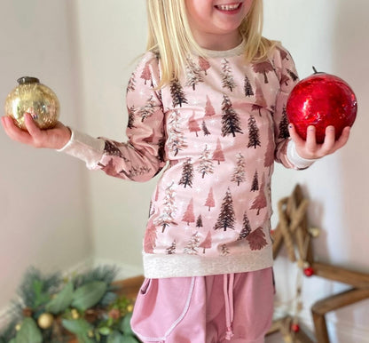 Longsleeve | Weihnachten Tannen