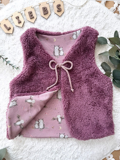 Dein Design | Weste | Teddyfleece