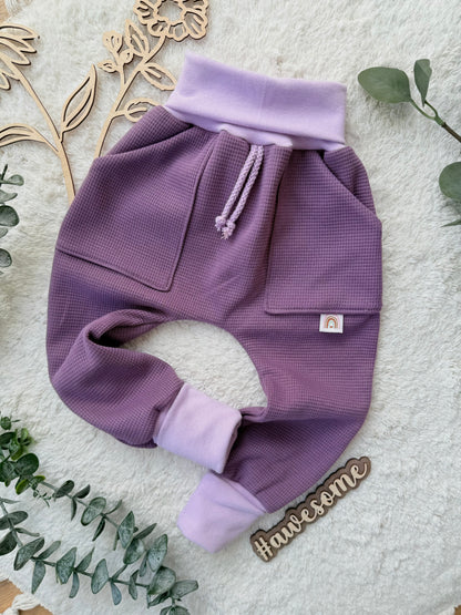 Regular Fit Jogger | Waffelstrick 100% Baumwolle