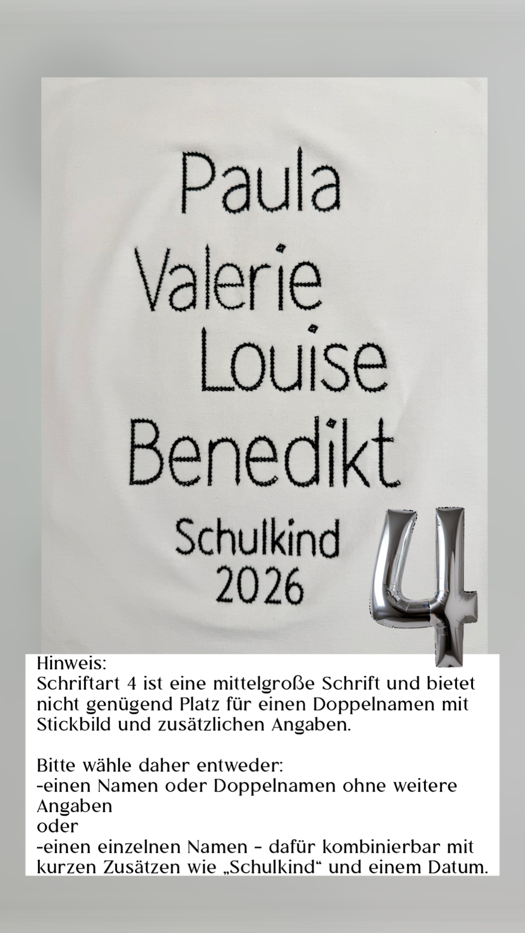 Individuelle Schultüte