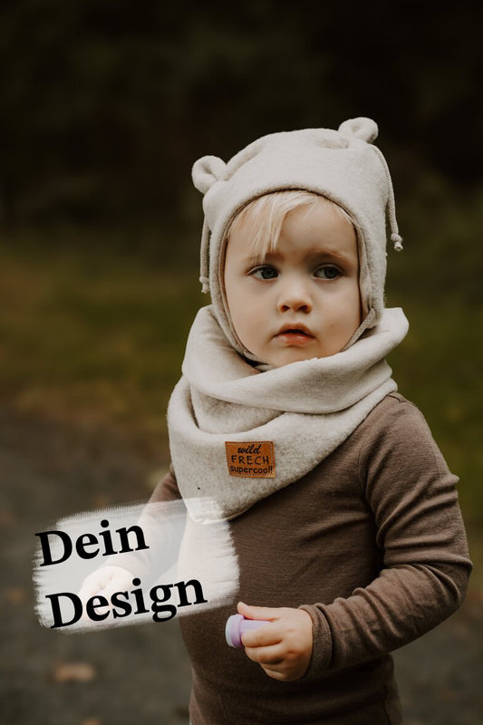 Dein Design | Bärchenmütze | Wollwalk Wintermütze | Sturmmütze