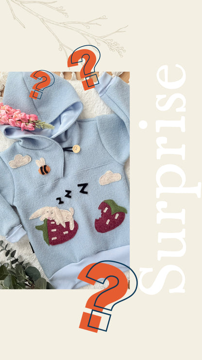 SURPRISE  Windbreaker „Geschichtenerzähler“ | Wollwalk | 100% Schurwolle