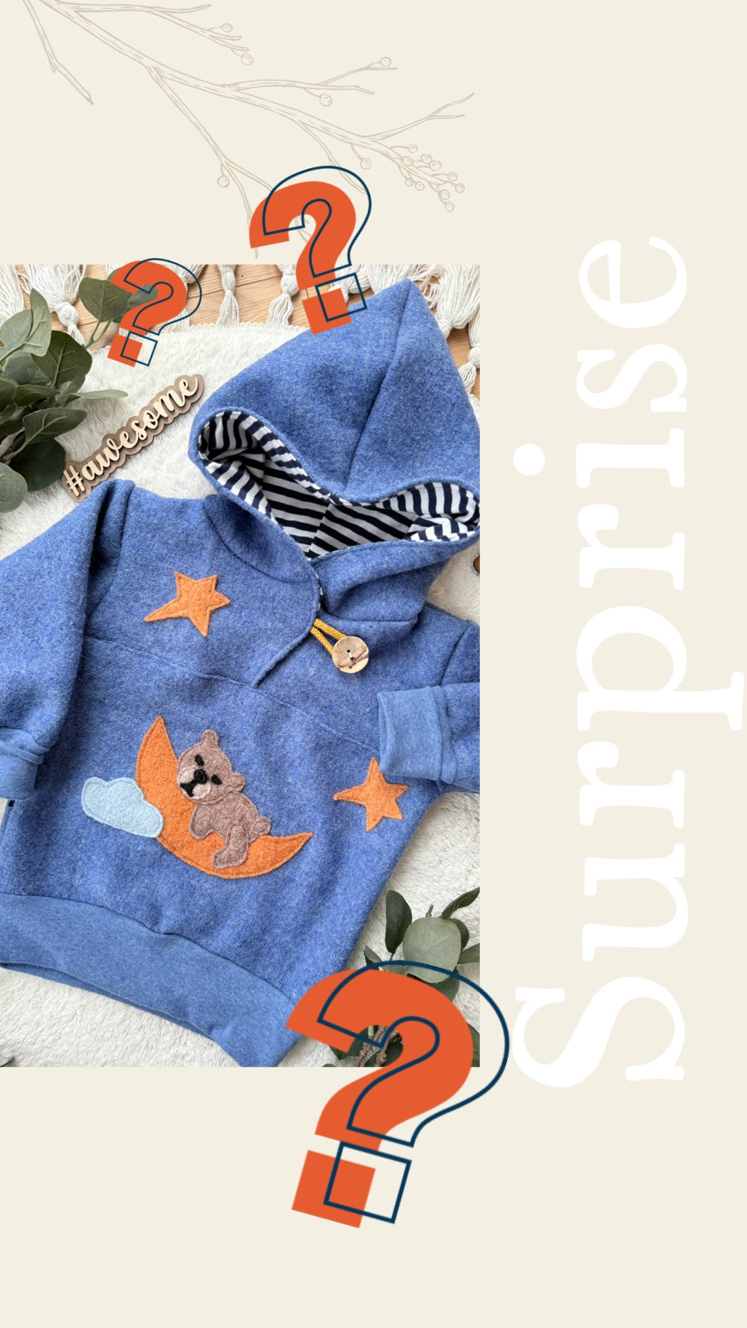 SURPRISE  Windbreaker „Geschichtenerzähler“ | Wollwalk | 100% Schurwolle