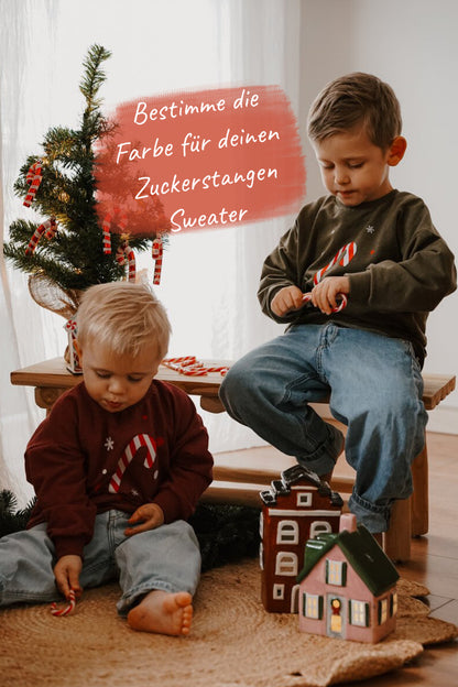 Dein Design | Oversized Sweater | Zuckerstange | Weihnachtspullover