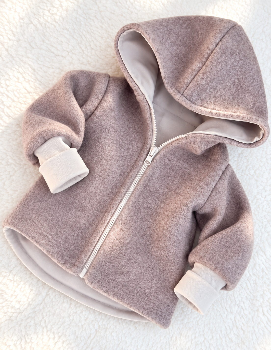 Wollwalkjacke, Walkjacke mit Reißverschluss, individuell konfigurieren