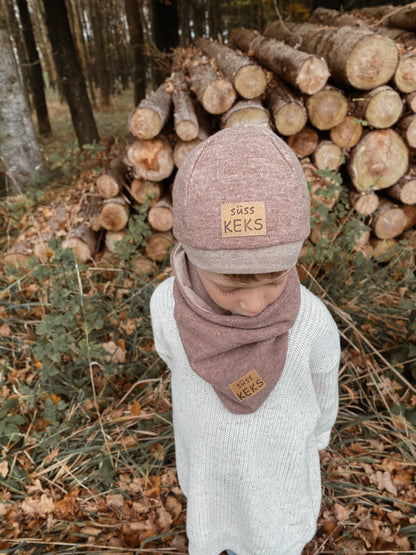 Dein Design | Wollwalk Wintermütze | Dreieckloop | Used-Look & Leder Label