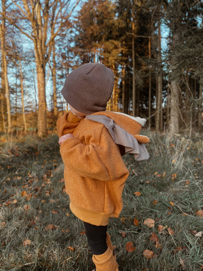 Oversized Windbreaker | Löwe | 100% Schurwolle Schafwolle