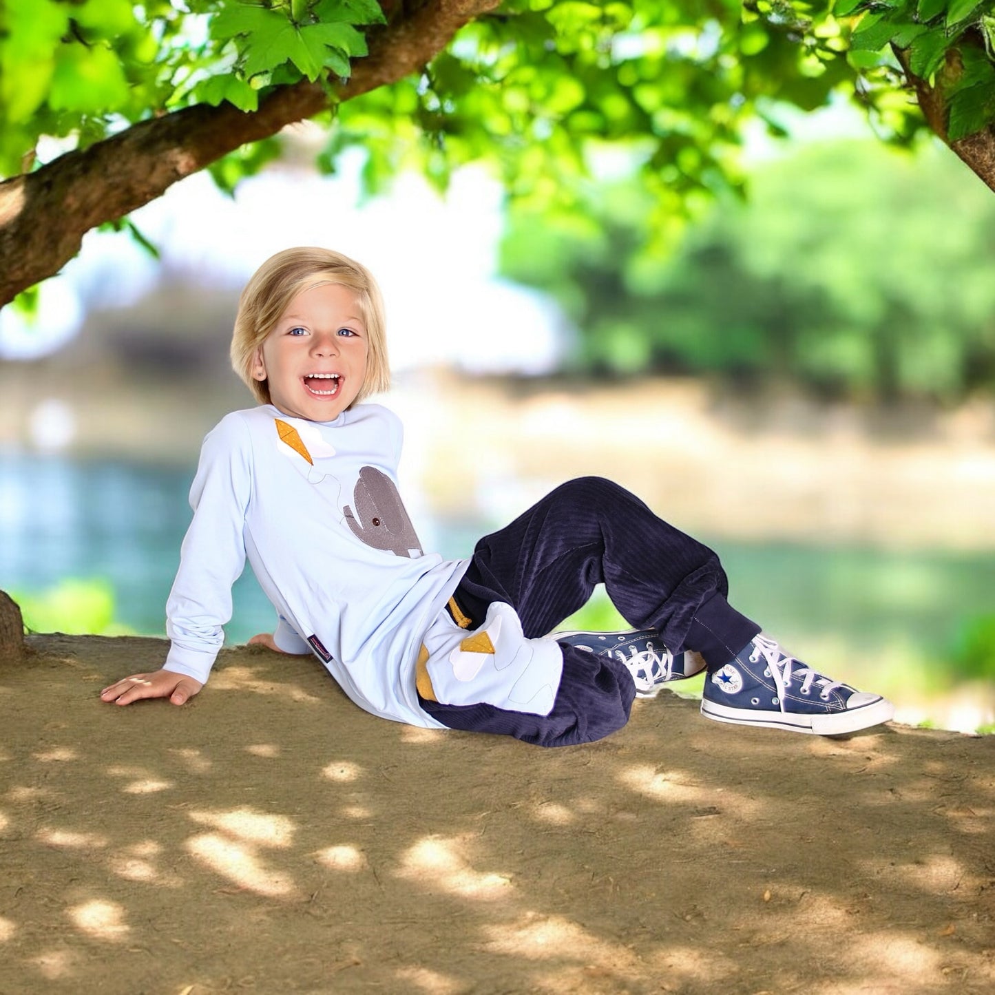 Loose Fit Jogger | Kuschelcord | Drache