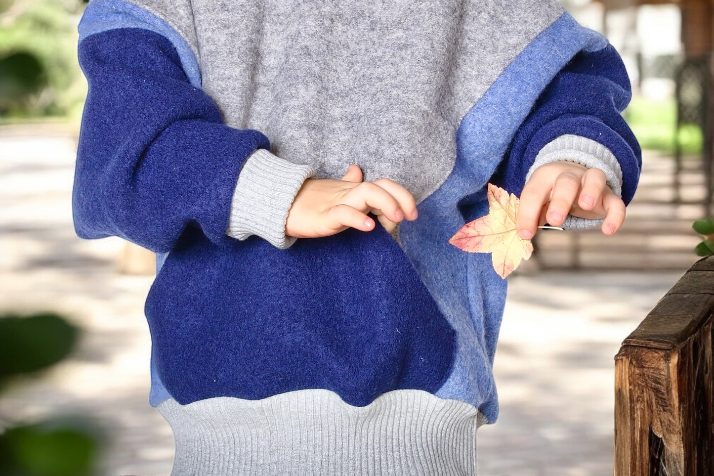 Oversized Windbreaker | Retro (Model 1) | 100% Schurwolle