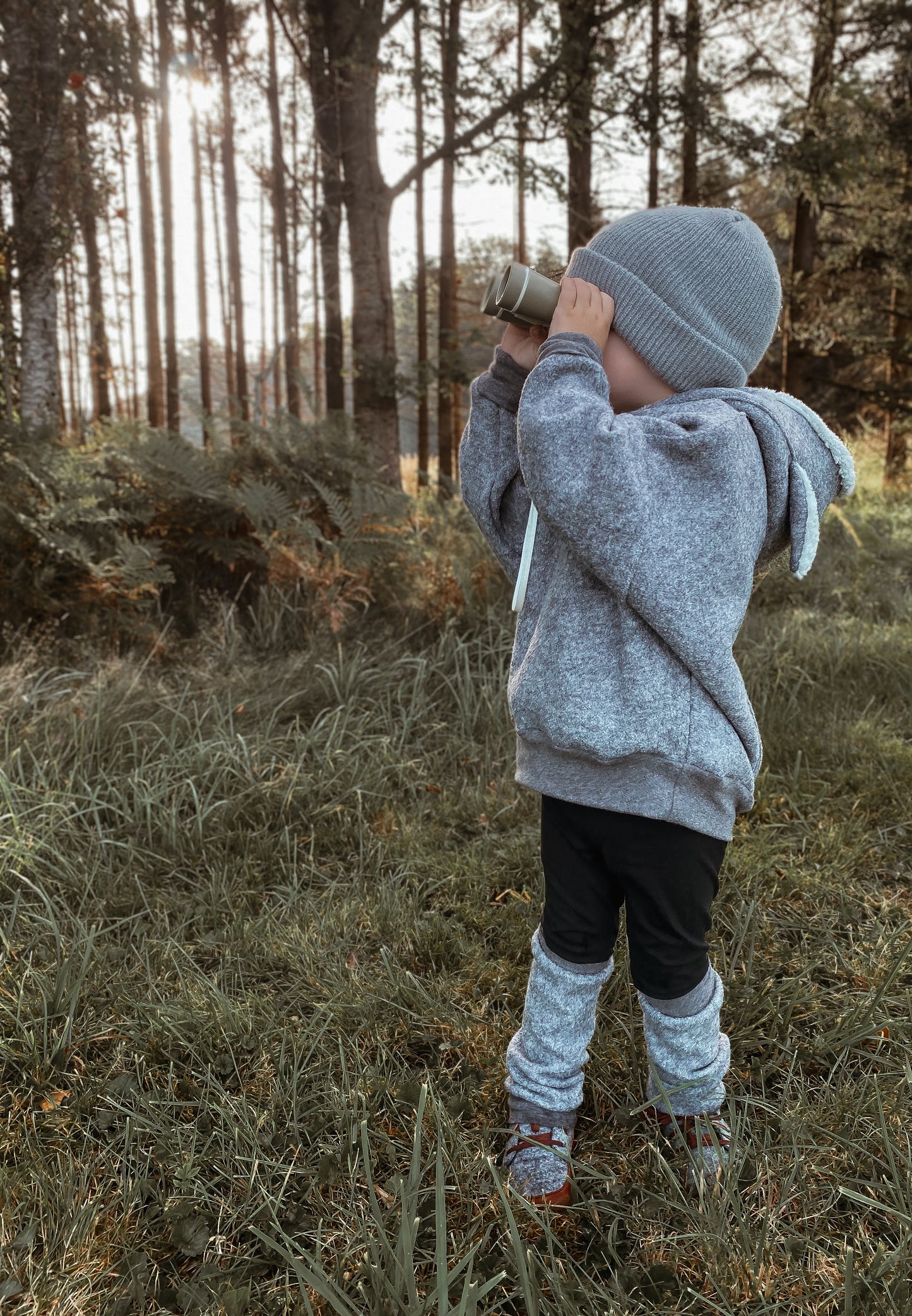 Oversized Windbreaker | Wolf | 100% Schurwolle Schafwolle