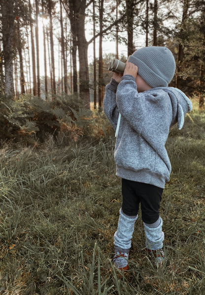 Oversized Windbreaker | Wolf | 100% Schurwolle Schafwolle
