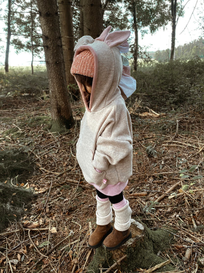 Oversized Windbreaker | Einhorn | 100% Schurwolle Schafwolle